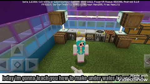 How to make underwater tnt and underwater torch(education edition)