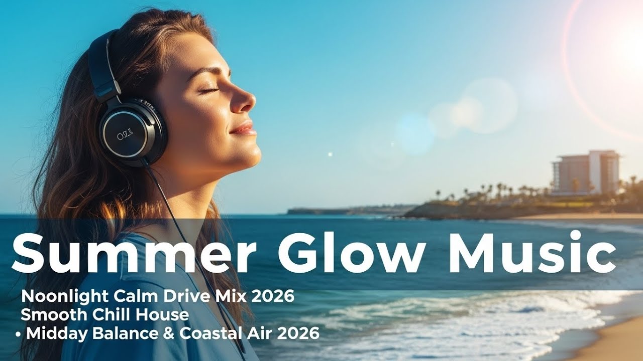 Noonlight Calm Drive Mix 2026 🍓 Smooth Chill House • Midday Balance & Coastal Air 2026 