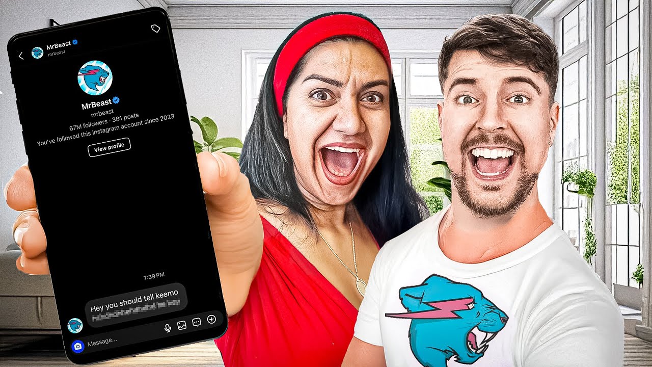 Mr. Beast Dm'd My Mom This...
