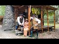 Entertaining Our First Guests | Log Cabin Build | Off Grid | Garden Harvest | Pioneer Life