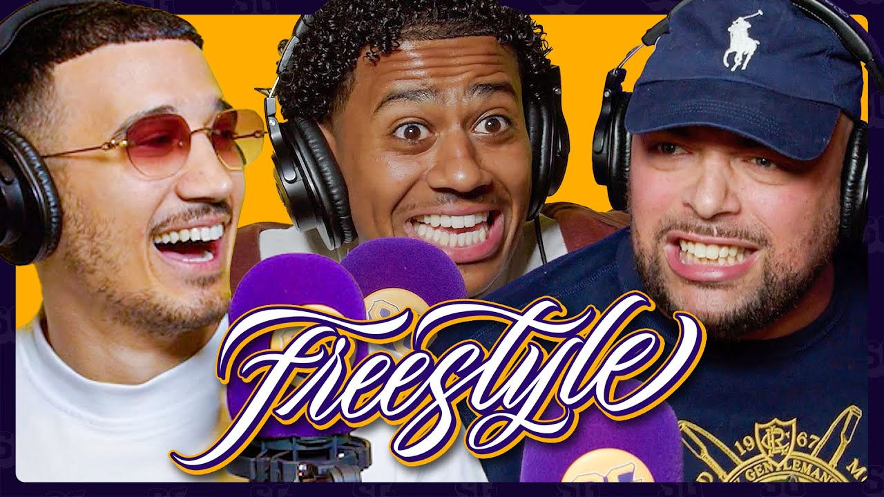 Nesim en Qucee dissen elkaars vader | SUPERGAANDE FREESTYLE ft. Kleine John