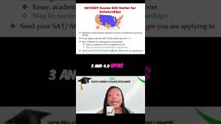 SAT/ACT Scores: Don't Miss College Scholarships! #shorts