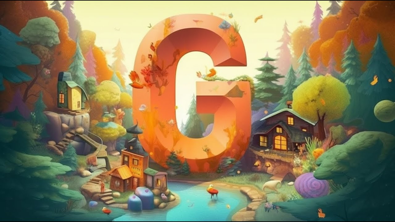 Dreamy Alphabet Letter G YouTube