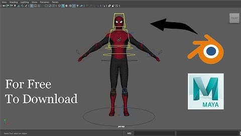Spiderman Far From Home Rig (Maya+Blender)