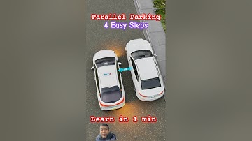 Parallel Parking Lesson | parallel parking tutorial: 4 steps