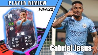 89 GABRIEL JESUS VERSUS FIRE PLAYER REVIEW - FIFA 22 screenshot 4