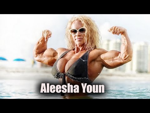 Aleesha Young Fitness Models Muscle Girl
