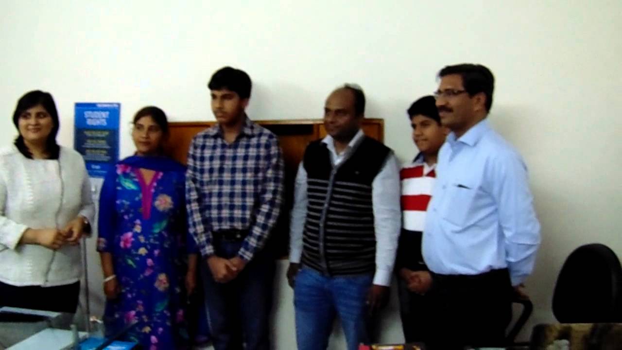 NTSE Punjab Topper during a TV interview at STEPS