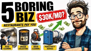 5 BORING Businesses Restaurants Pay You To Run (One Hits $30K/Month)