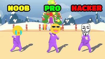 Squid Royale! Gameplay - NOOB vs PRO vs HACKER (iOS/Android)