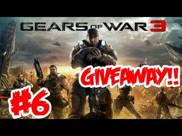 Gears of War 3 Walkthrough Part 6 [ Act 1 - Chapter 4 ] HD - GIVEAWAY!! - Let's Play (Gameplay)