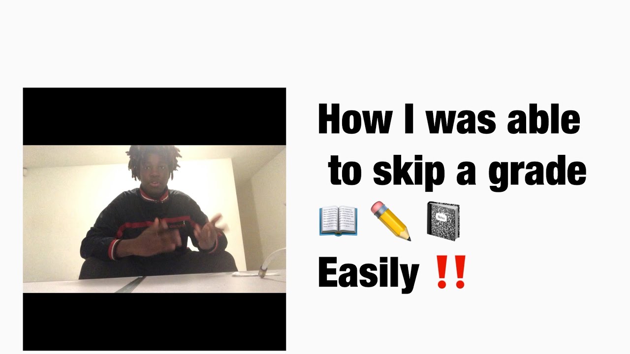 HOW I SKIPPED A GRADE QUICKLY AND EASILY‼️📖 ️📓 - YouTube