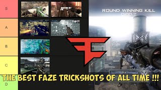 Ranking the Most LEGENDARY FaZe Clan COD Trickshots of ALL TIME...