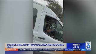 Suspect arrested in road rage hate crime incident in O.C.