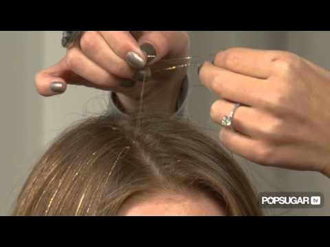 How to Apply Hair Tinsel - YouTube