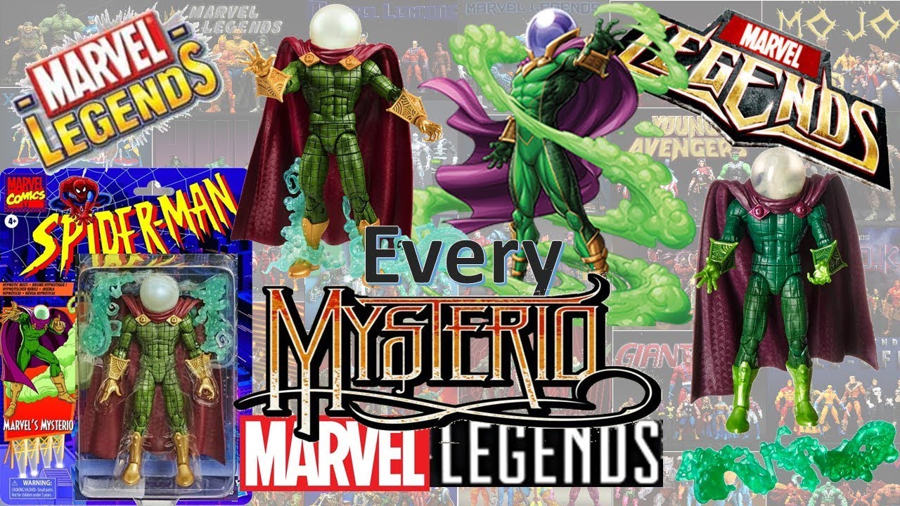 UPDATED: Every Marvel Legends Mysterio Toybiz and Hasbro