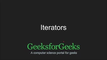 C++ Programming Language Tutorial | Iterators in C++ STL | GeeksforGeeks