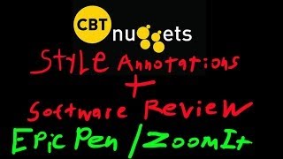 CBT Nuggets Style On Screen Drawing (Annotations) for free! Software Review Epic Pen & ZoomIt