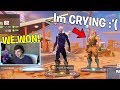 IF WE WIN, I will buy you the $1000 GALAXY SKIN.. (Fortnite Challenge)