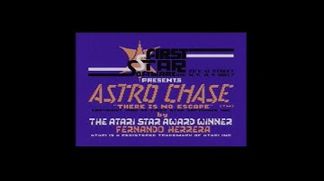 Atari 8 Bit Computer - Astro Chase Intro Sequence