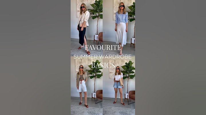 ESSENTIAL SUMMER WARDROBE BASICS #youtubeshorts