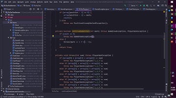 Tic Tac Toe Server program in Java