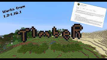 Timber plugin tutorial | Minecraft 1.16
