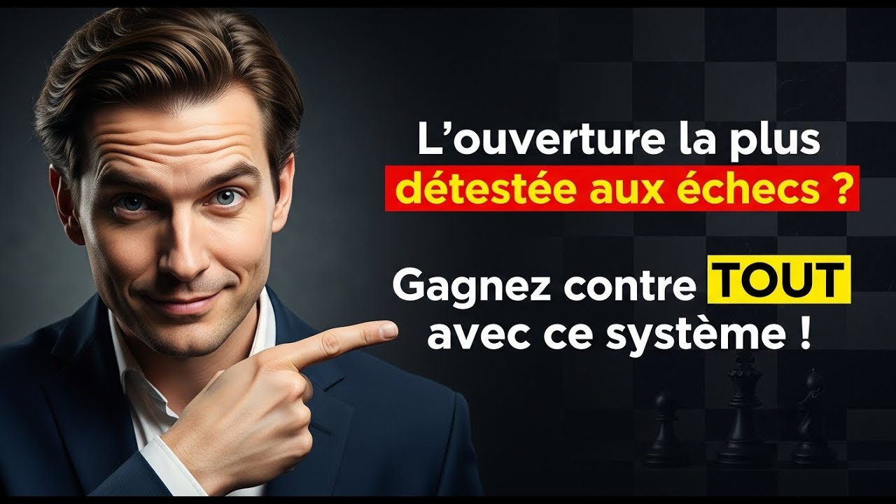 L'ouverture la plus détestée aux échecs ? Gagnez contre TOUT avec ce système !