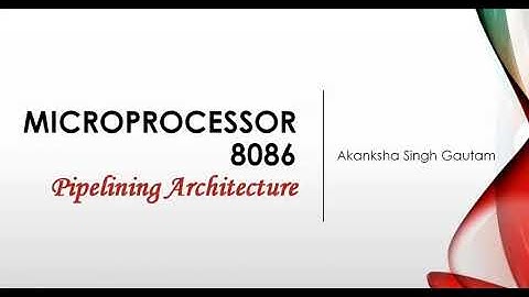 Pipelining Architecture in 8086