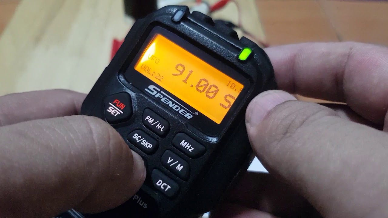 วิธีฟังวิทยุ FM Spender TM 531DTV Plus