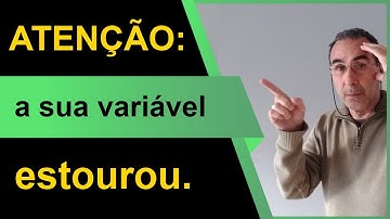 A sua variável estourou, veja o que fazer (erro de execução 6)