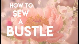 Sewing A Bustle How To Stitch An American Overbustle Traditional Bustle