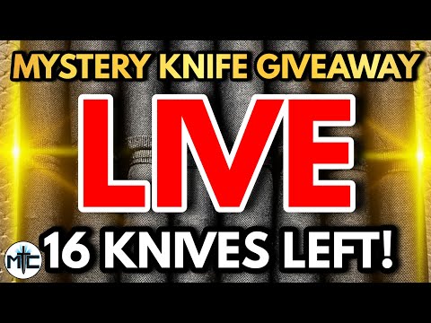 MYSTERY KNIFE GIVEAWAY LIVE! 16 KNIVES LEFT! + Knives & Knonsense - Metal Complex