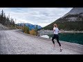 SHE WENT FOR IT (strava QOM up a mountain in Banff)