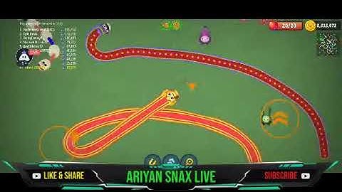 Wormszone.io live stream biggest worms hunting part (113) || Android / ios gameplay Walkthrough