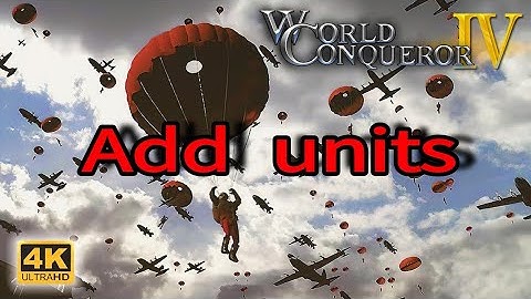 World Conqueror 4: Come Back. Add units: Anti tank + Squad + T14 Amata.