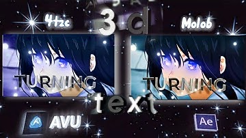 AVU VS AE REMAKE [AMV EDIT] LIKE 3D EFFECTS | AVU EDIT |AFTER EFFECT EDIT VS AUV EDIT @Molob