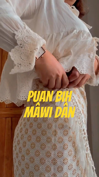 Puan bih sawi(h) loh dan. Puan bih mawi dan.#mizopuan #wraparound sewingtutorial
