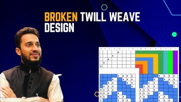 Broken Twill Weave Design | Drafting Plan | Cloth Structure
