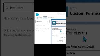 How to create a Custom Permission in Salesforce Part 1 | #screenrecorder #shorts #tech #salesforce