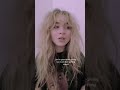 Sabrina Carpenter teases New Song (Her next album is about to destroy me🥺) #SabrinaCarpenter #Shorts