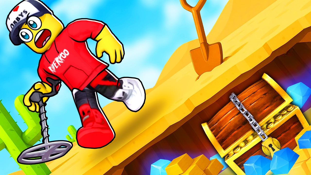 ŠEL JSEM HLEDAT POKLAD DO ROBLOXOVÉ POUŠTĚ.