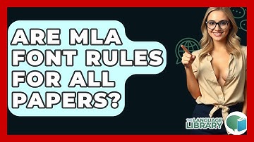 Are MLA Font Rules For All Papers? - The Language Library