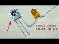 How to make Remote ON OFF, super simple remote control on off circuit