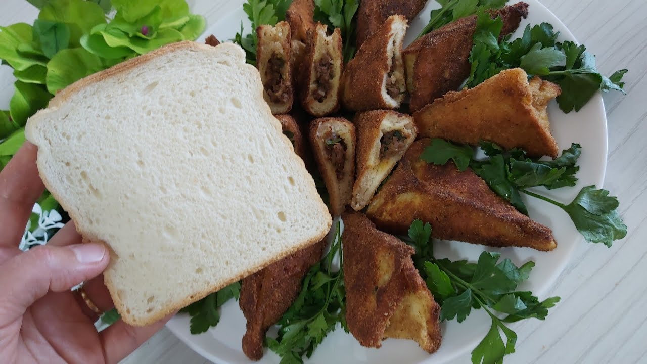 Tost Ekmeğinden Kıymalı Çıtır Börek Yaptım Yemelere Doyamadık l Mutfağımdaki Tadlar l Tarifler