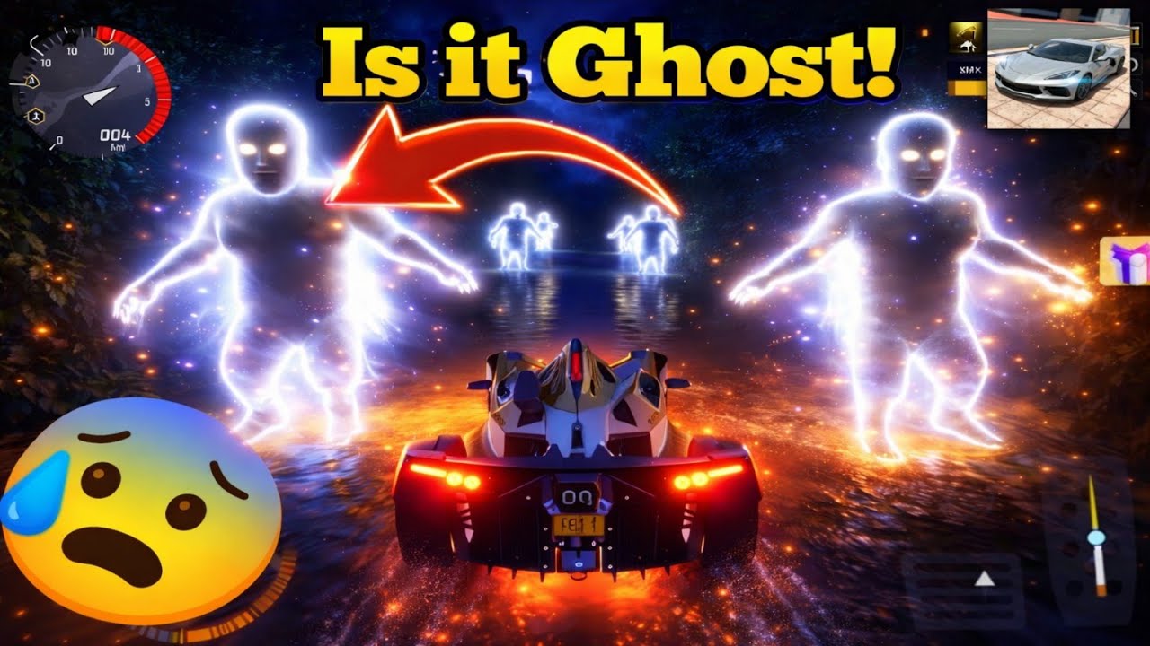 Это Ночной Призрак☠😰 в Экстремальном симуляторе вождения автомобиля?
