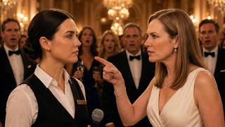 Billionaire’s Wife Calls Waitress Illiterate—Her Response Silences the Room!