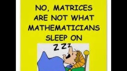 Shortcut to find Adjoint of 2X2 matrix[URDU/HINDI]