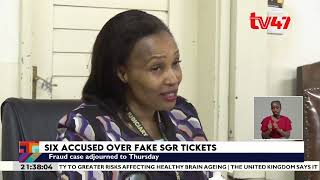 Six suspects arraigned over SGR ticket scam; accused of collecting payments for non-existent tickets