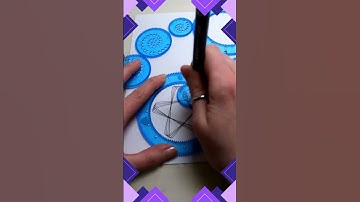 Spirograph art 💙#shorts #viral #art #satisfying #asmr #ytshorts